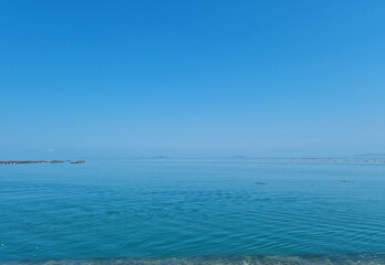 
Blue sky and sea scenery