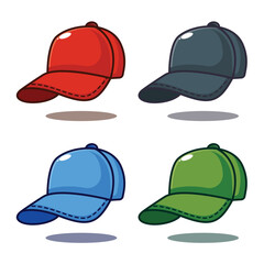 Cap. cartoon vector illustration.