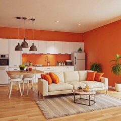 modern kitchen interior