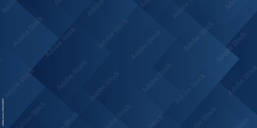 Poster abstract modern dark blue color pattern geometric luxury gradient line background random square shap