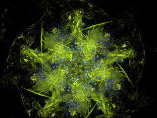 Imaginatory fractal abstract background Image