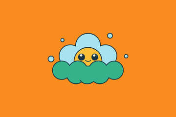 Vibrant Abstract Waves and Circles Background Design - Colorful Vector Illustration for Modern Graphic Art