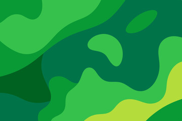 Vibrant Green and Yellow Wavy Pattern Design - Abstract Background Vector Illustration for Graphic Art and Creative Projects

