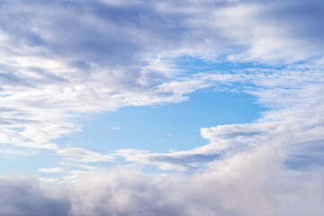 blue sky with clouds