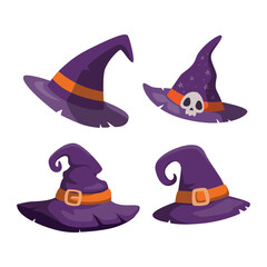 Mystical Witch Hat Under the Moonlight Shadows