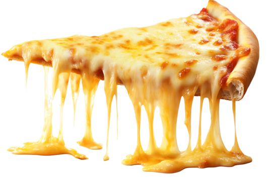 Cheese Pulling Pizza Slice 