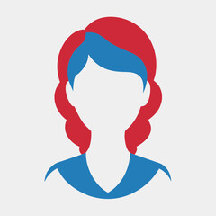 Trendy Hairstyle Evolution Icon Vector Artwork Illustration Design for Girls Fashion

