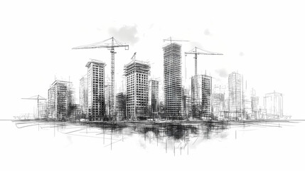 Fototapeta premium Design your dream buildings, hotels, and apartments with custom imagery. Ideal for creating stunning designs