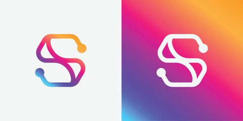 Letter S logo icon design template
