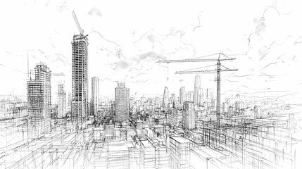 Fototapeta premium Design your dream buildings, hotels, and apartments with custom imagery. Ideal for creating stunning designs