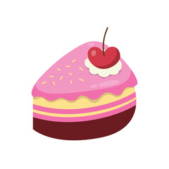 Sliced Birthday Cake Pieces for Joyful Celebrations