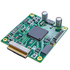 electronic circuit board with processor