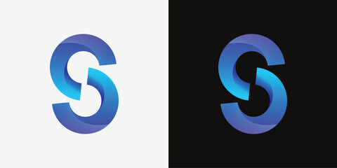 Letter S logo icon design template