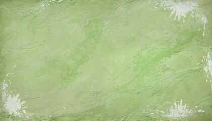 olive green painted grunge wall with free space