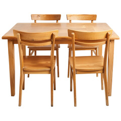 table isolated on white