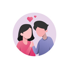 Romantic Valentine’s Day Icon Set for Lovers