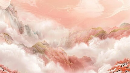 china mountain painting