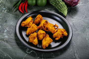 Indian cuisine - paneer pakora cheese