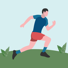 Swift Runner Racing Towards the Finish Line