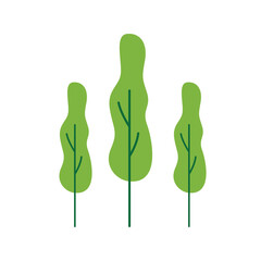 Vector Illustration of Lush Green Tree Design