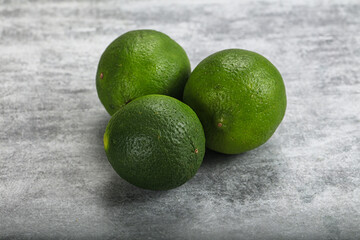 Green sour tropical Lime fruit