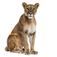 Obraz premium female lion cub