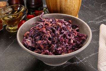 Coleslaw salad with cabbage and carrot