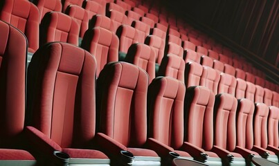  Empty auditorium with close seats