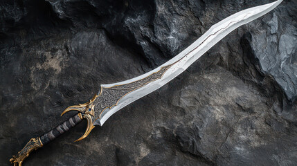 Handmade fantasy-themed cosplay swords with intricate details, ideal for role-players and costume designers