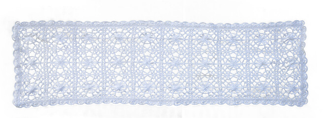 a crocheted doily