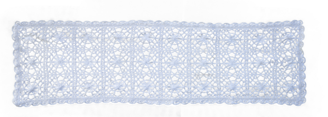 a crocheted doily