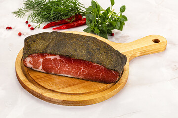Delicous tasty dry pork jerky