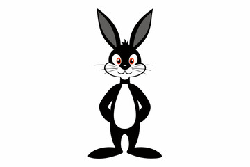 Creative cartoon characters line art Vector Art Illustration
