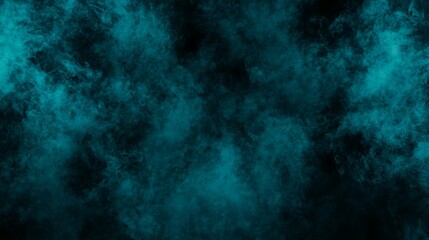 Obraz premium Teal Smoke Background.
