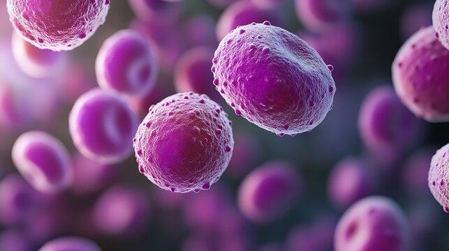  Staphylococcus Aureus Cluster of Spherical Bacteria