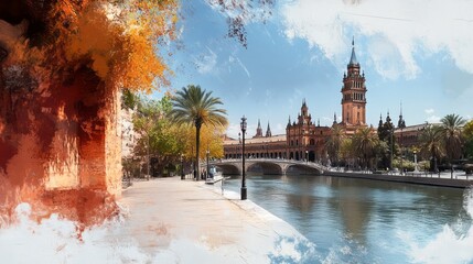 Fototapeta premium Seville, the city of the sun 1