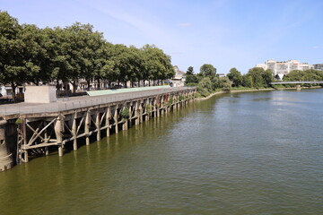 Le fleuve Loire, ville de Nantes, d&eacute;partement de la Loire Atlantique, France