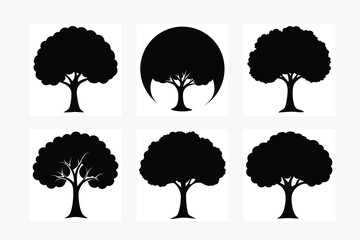 Tree Vector Art Illustration Design Image Set – Nature, Forest, and Environmental Themed Vector Art