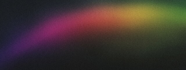 Obraz premium A curved arc of light with a gradient blending from bright purple to neon pink, noise texture effect