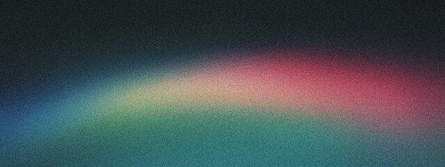 Naklejka premium A curved arc of light with a gradient blending from pastel pink to sapphire blue, noise texture effect