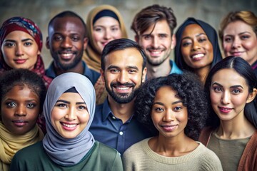 A group of people smiling for a photo