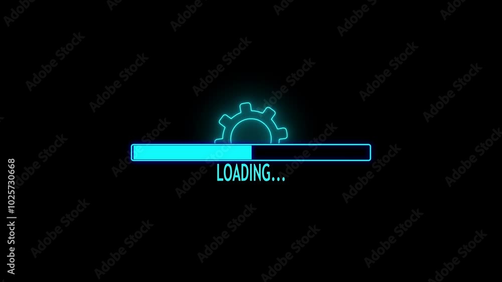 Poster loading is indicated by a dot. load dot icons on the black background.