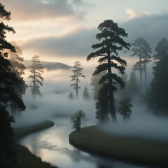  generative AI ,best fog nature photos 