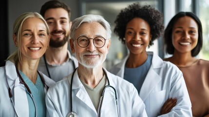 A healthcare team working on strategies to improve the health outcomes of the rapidly aging population.