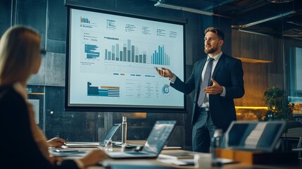 Engaging Business Presentation: Driving Insights Through Data Analysis in the Corporate Environment