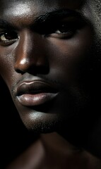 Close-up portrait of a man's face.
