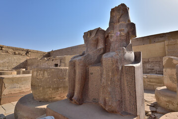 Medinet Habu is the most famous landmark in Luxor, Egypt