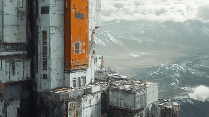 Landscape of office town in Tokyo, Japan