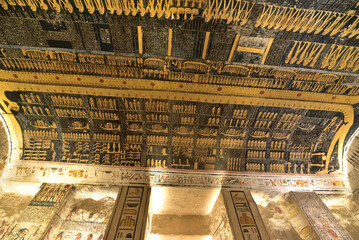 Tomb of Rameses V and VI (KV9) in Valley of the Kings, Luxor, Egypt