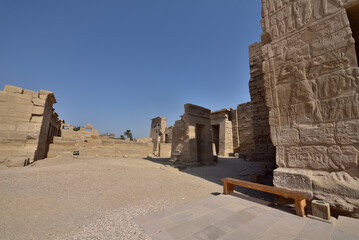 Medinet Habu is the most famous landmark in Luxor, Egypt
